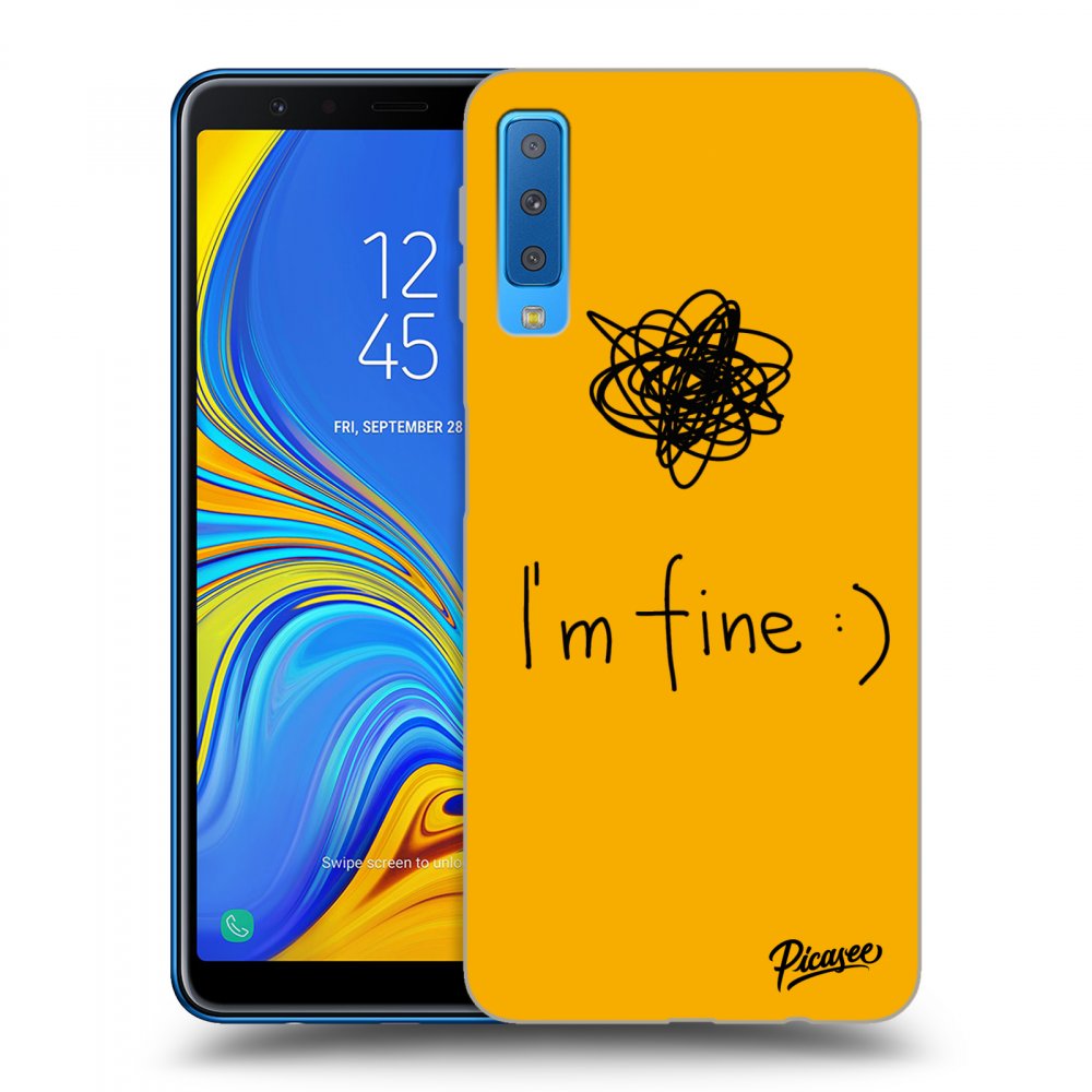 Picasee ULTIMATE CASE für Samsung Galaxy A7 2018 A750F - I am fine