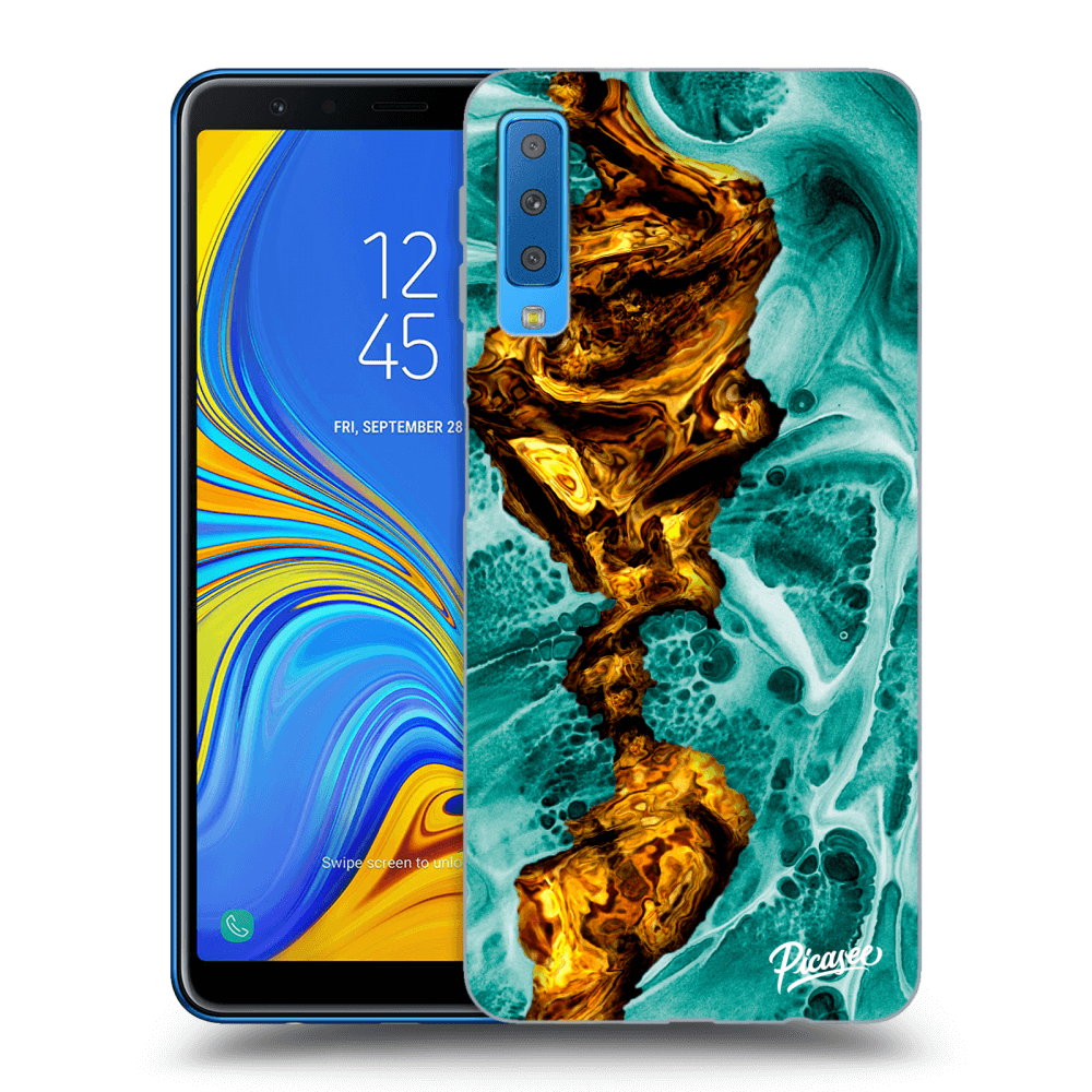 Picasee ULTIMATE CASE für Samsung Galaxy A7 2018 A750F - Goldsky