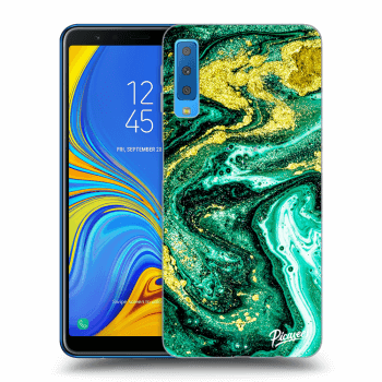 Hülle für Samsung Galaxy A7 2018 A750F - Green Gold