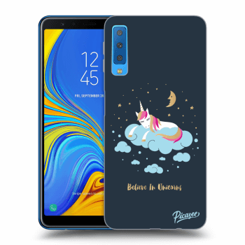 Picasee Samsung Galaxy A7 2018 A750F Hülle - Transparentes Silikon - Believe In Unicorns