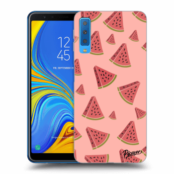 Picasee Samsung Galaxy A7 2018 A750F Hülle - Transparentes Silikon - Watermelon