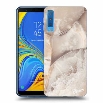 Hülle für Samsung Galaxy A7 2018 A750F - Cream marble