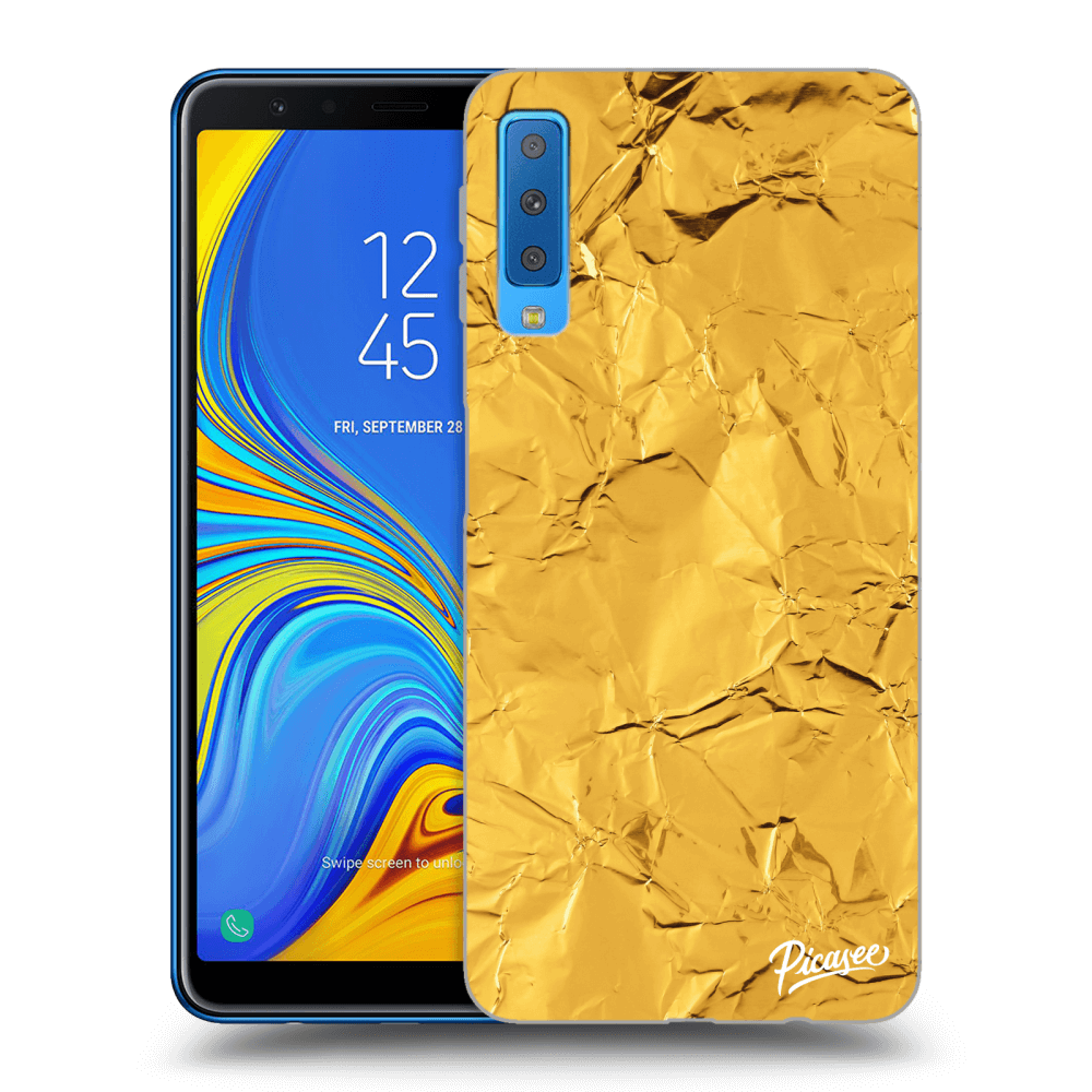 Picasee ULTIMATE CASE für Samsung Galaxy A7 2018 A750F - Gold