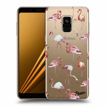 Hülle für Samsung Galaxy A8 2018 A530F - Flamingos