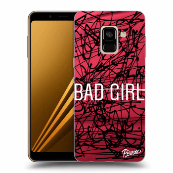 Picasee Samsung Galaxy A8 2018 A530F Hülle - Transparentes Silikon - Bad girl