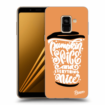 Hülle für Samsung Galaxy A8 2018 A530F - Pumpkin coffee