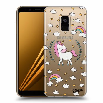 Hülle für Samsung Galaxy A8 2018 A530F - Unicorn star heaven