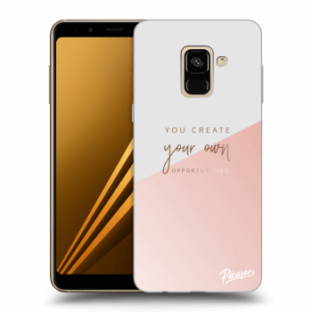 Picasee Samsung Galaxy A8 2018 A530F Hülle - Transparentes Silikon - You create your own opportunities