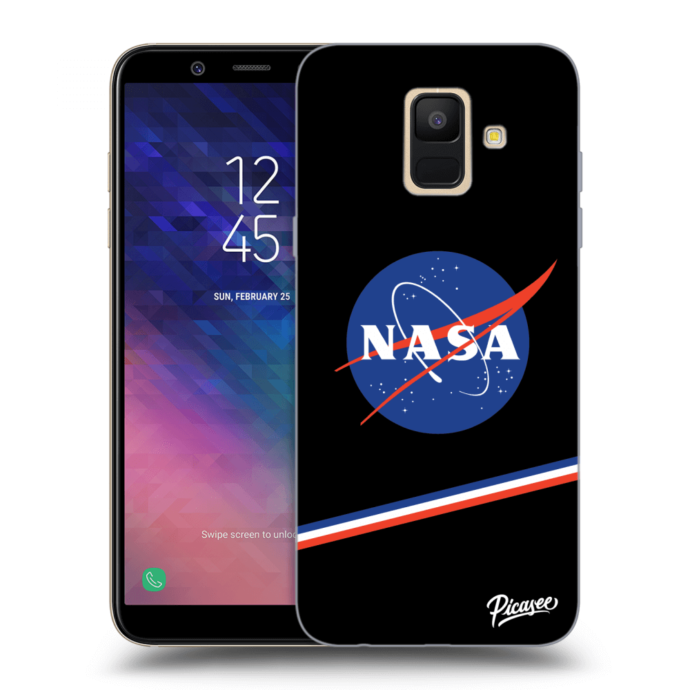 Picasee Samsung Galaxy A6 A600F Hülle - Transparentes Silikon - NASA Original