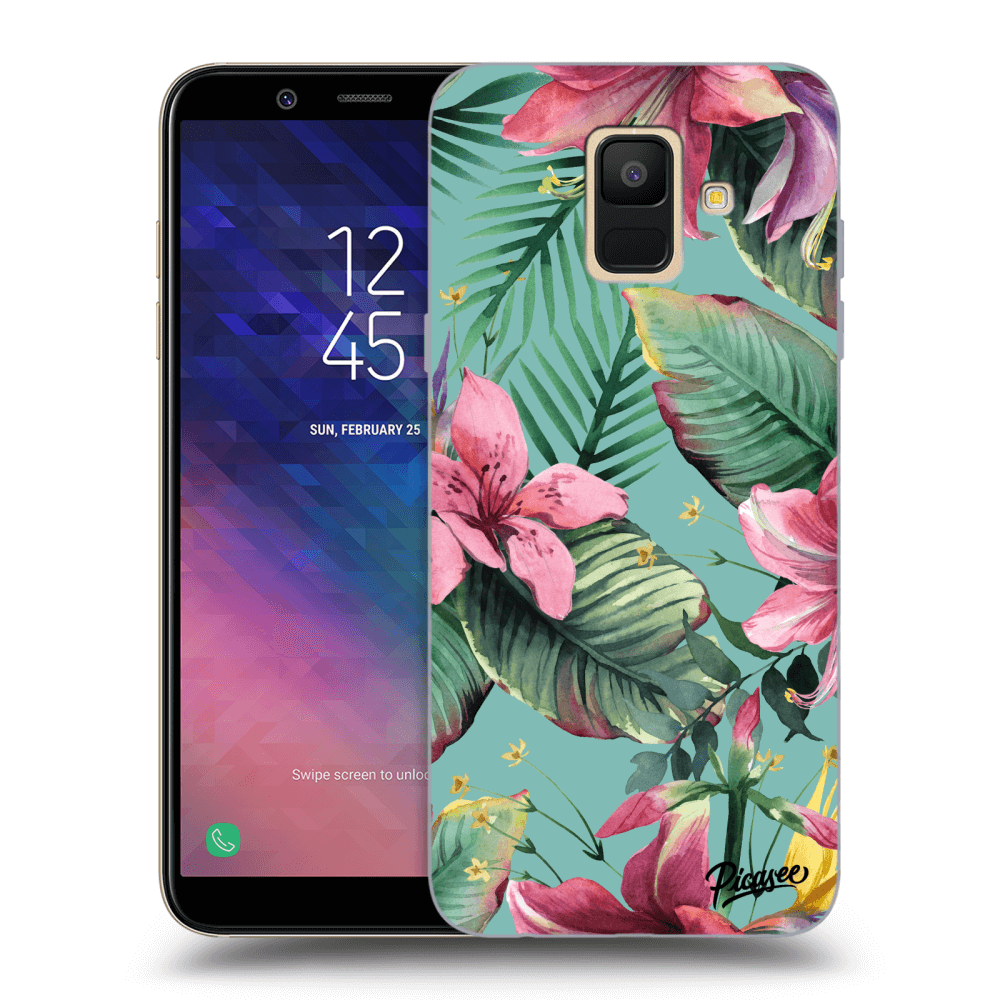 Picasee Samsung Galaxy A6 A600F Hülle - Transparentes Silikon - Hawaii