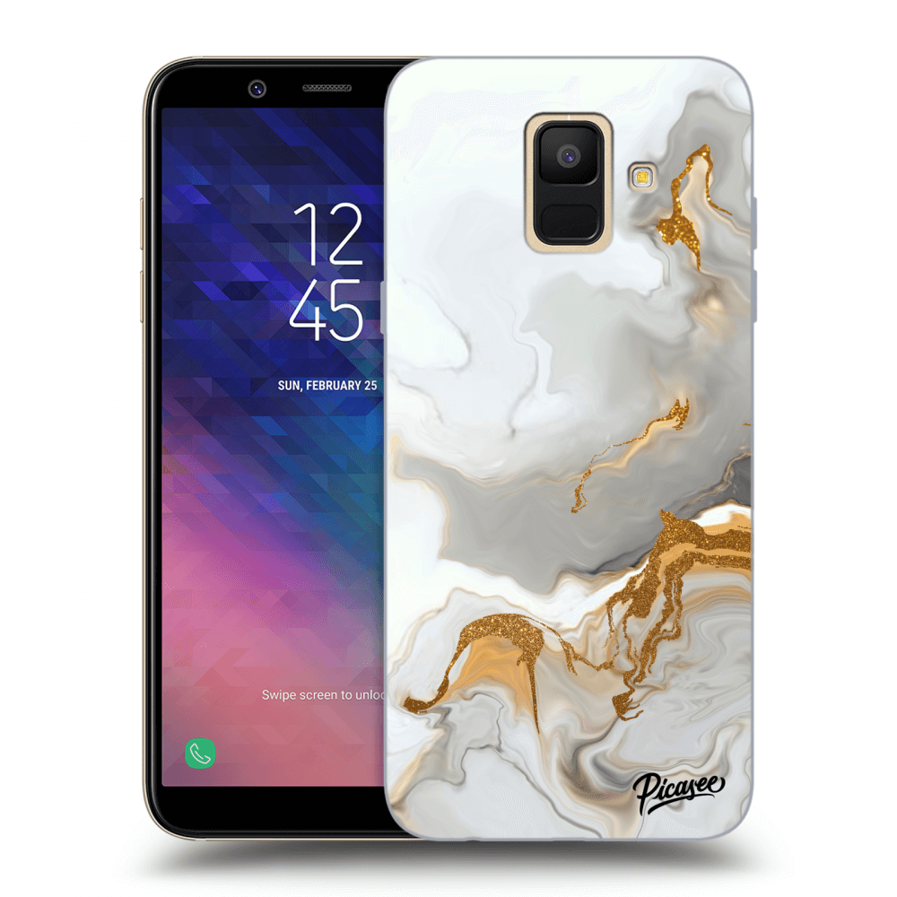 Picasee Samsung Galaxy A6 A600F Hülle - Transparentes Silikon - Her