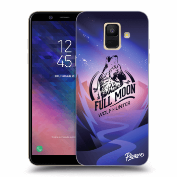 Picasee Samsung Galaxy A6 A600F Hülle - Transparentes Silikon - Wolf