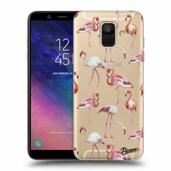 Hülle für Samsung Galaxy A6 A600F - Flamingos