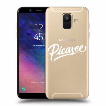 Picasee Samsung Galaxy A6 A600F Hülle - Transparentes Silikon - Picasee - White