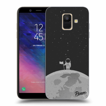 Picasee Samsung Galaxy A6 A600F Hülle - Transparentes Silikon - Astronaut