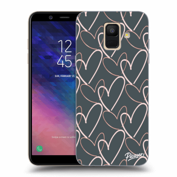 Picasee Samsung Galaxy A6 A600F Hülle - Transparentes Silikon - Lots of love