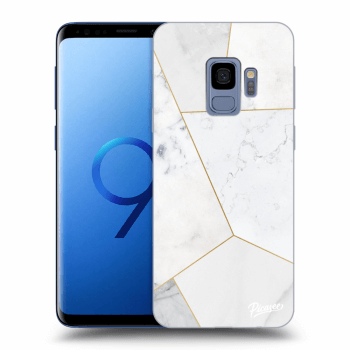 Hülle für Samsung Galaxy S9 G960F - White tile