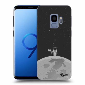 Picasee Samsung Galaxy S9 G960F Hülle - Schwarzes Silikon - Astronaut