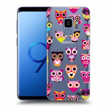 Picasee Samsung Galaxy S9 G960F Hülle - Transparentes Silikon - Owls