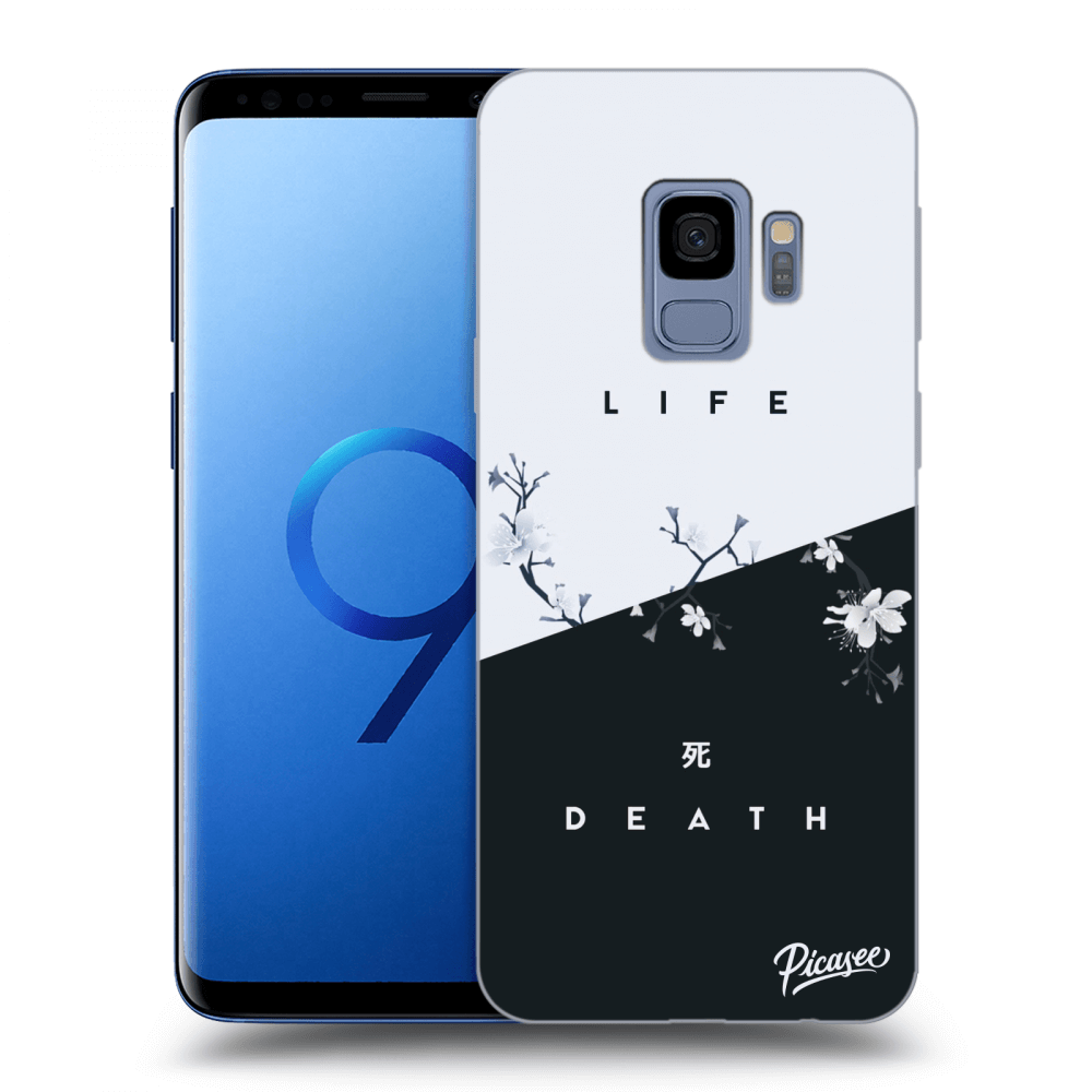 Picasee Samsung Galaxy S9 G960F Hülle - Schwarzes Silikon - Life - Death