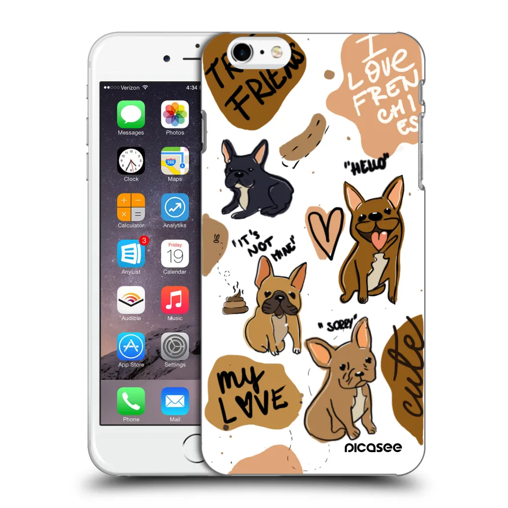 Picasee ULTIMATE CASE für Apple iPhone 6 Plus/6S Plus - Frenchies
