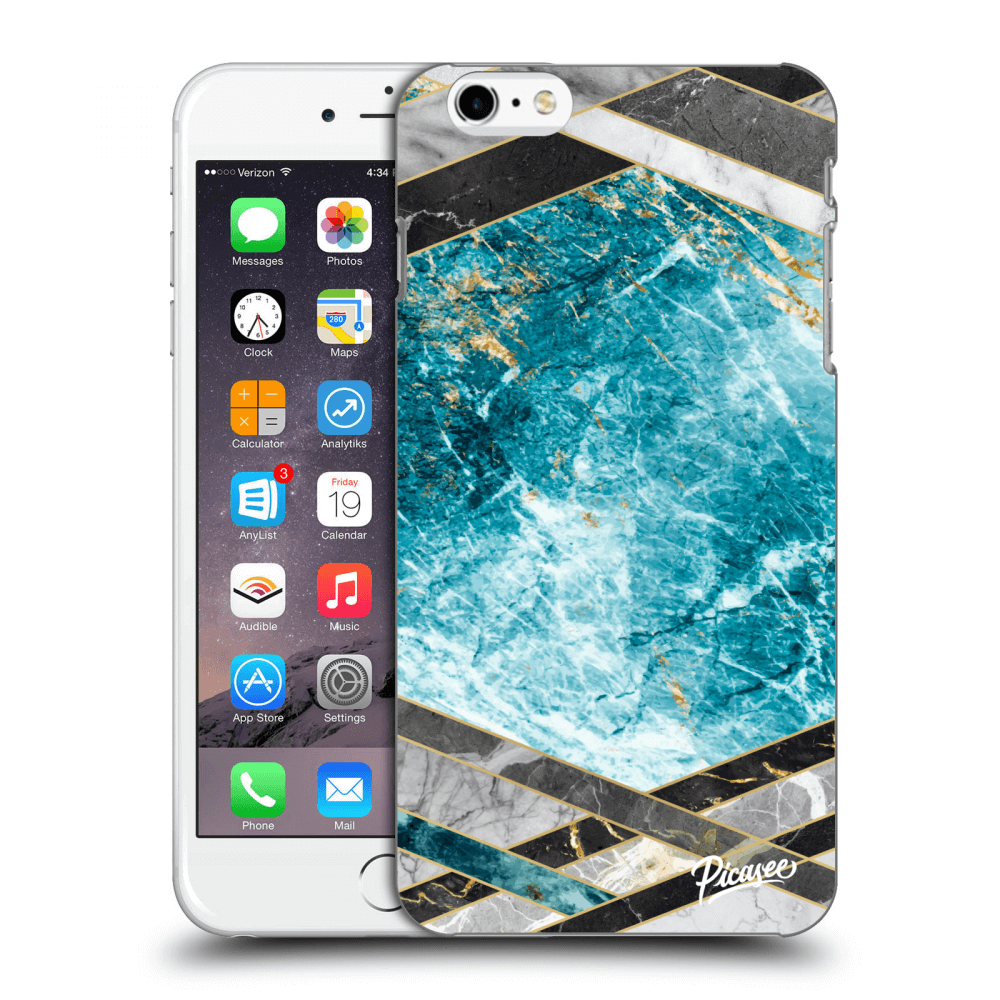 Picasee ULTIMATE CASE für Apple iPhone 6 Plus/6S Plus - Blue geometry