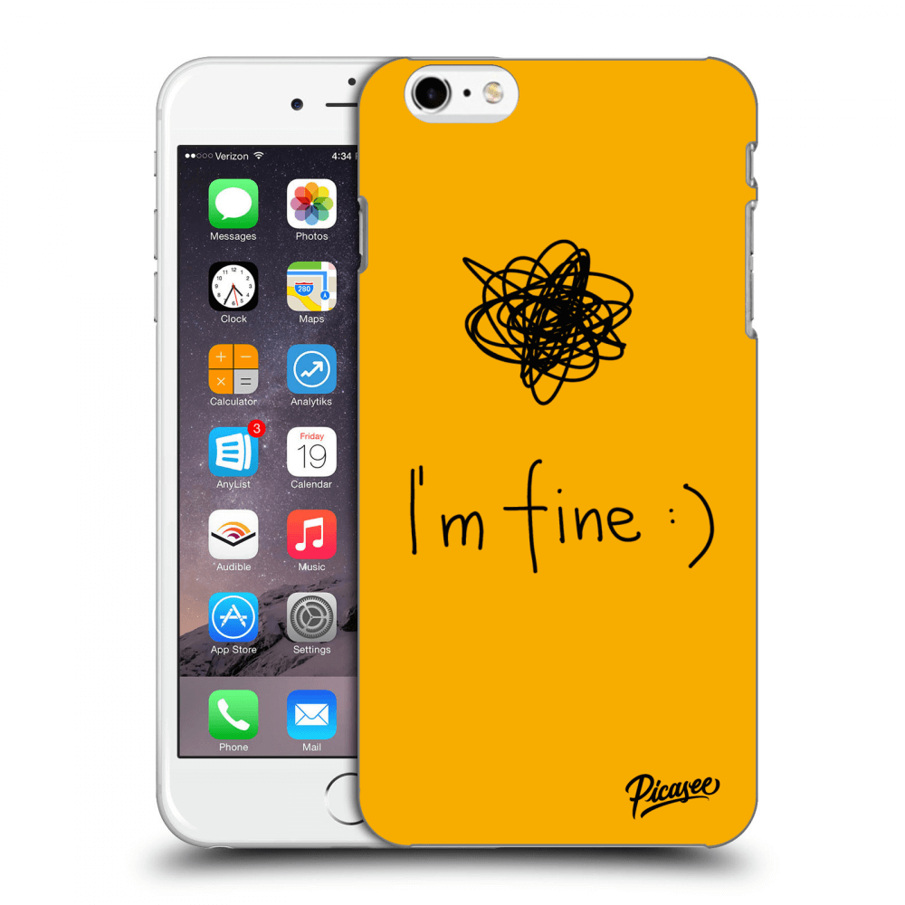 Picasee ULTIMATE CASE für Apple iPhone 6 Plus/6S Plus - I am fine