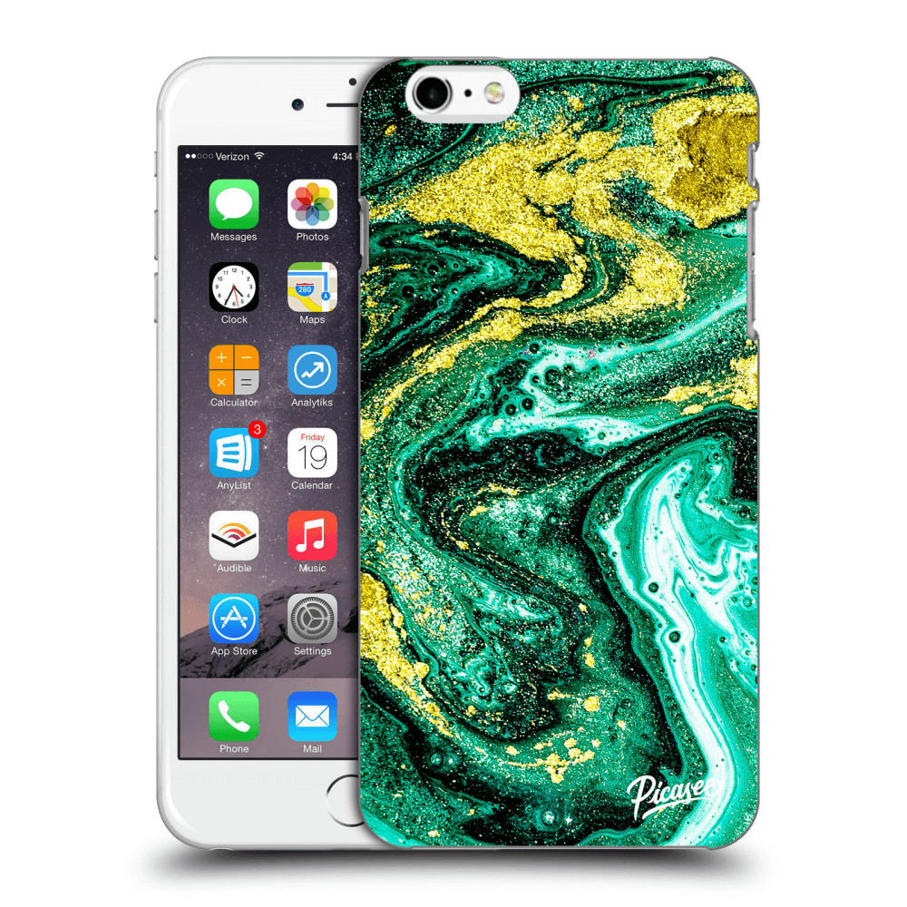 Picasee ULTIMATE CASE für Apple iPhone 6 Plus/6S Plus - Green Gold