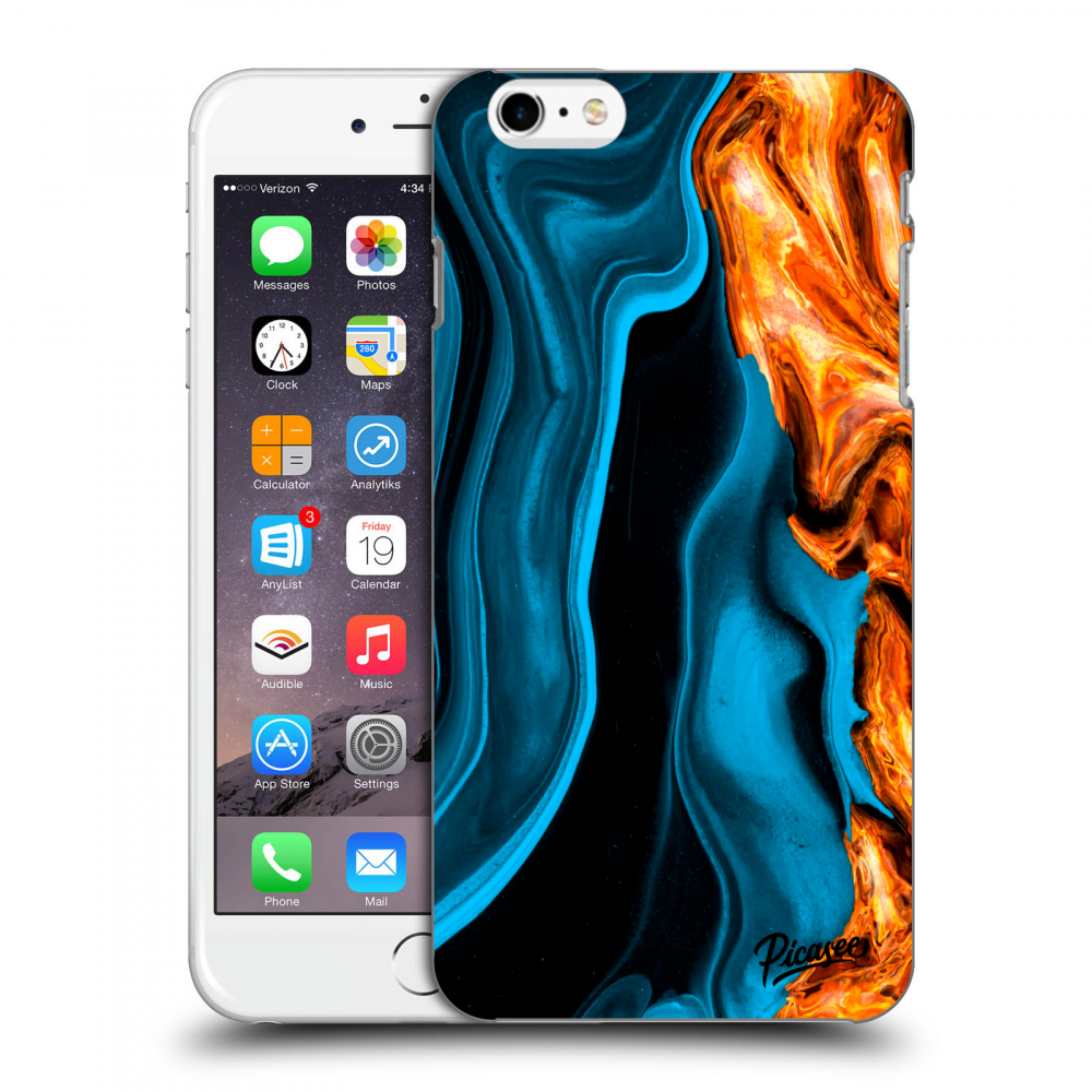 Picasee ULTIMATE CASE für Apple iPhone 6 Plus/6S Plus - Gold blue
