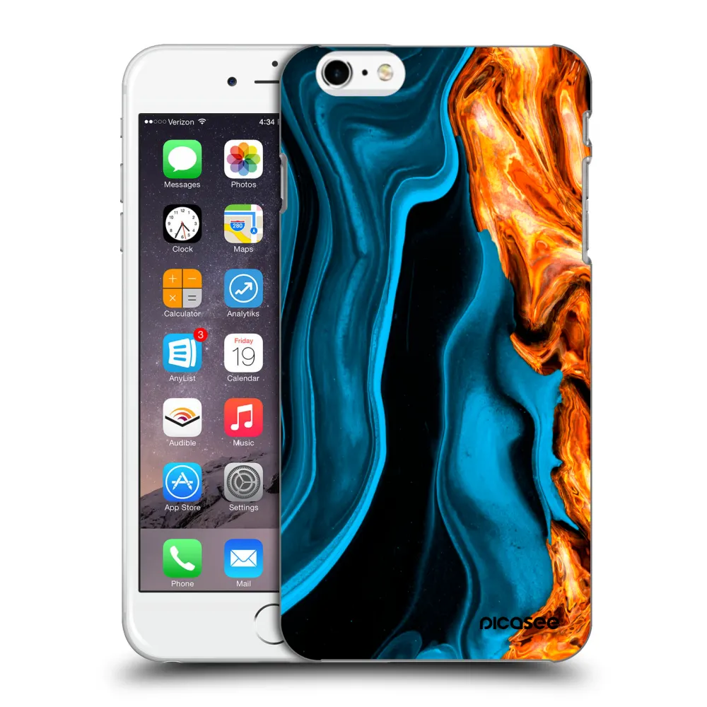 Picasee ULTIMATE CASE für Apple iPhone 6 Plus/6S Plus - Gold blue