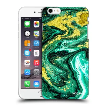 Hülle für Apple iPhone 6 Plus/6S Plus - Green Gold
