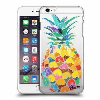 Picasee Apple iPhone 6 Plus/6S Plus Hülle - Transparentes Silikon - Pineapple