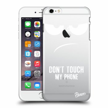 Picasee Apple iPhone 6 Plus/6S Plus Hülle - Transparentes Silikon - Don't Touch My Phone
