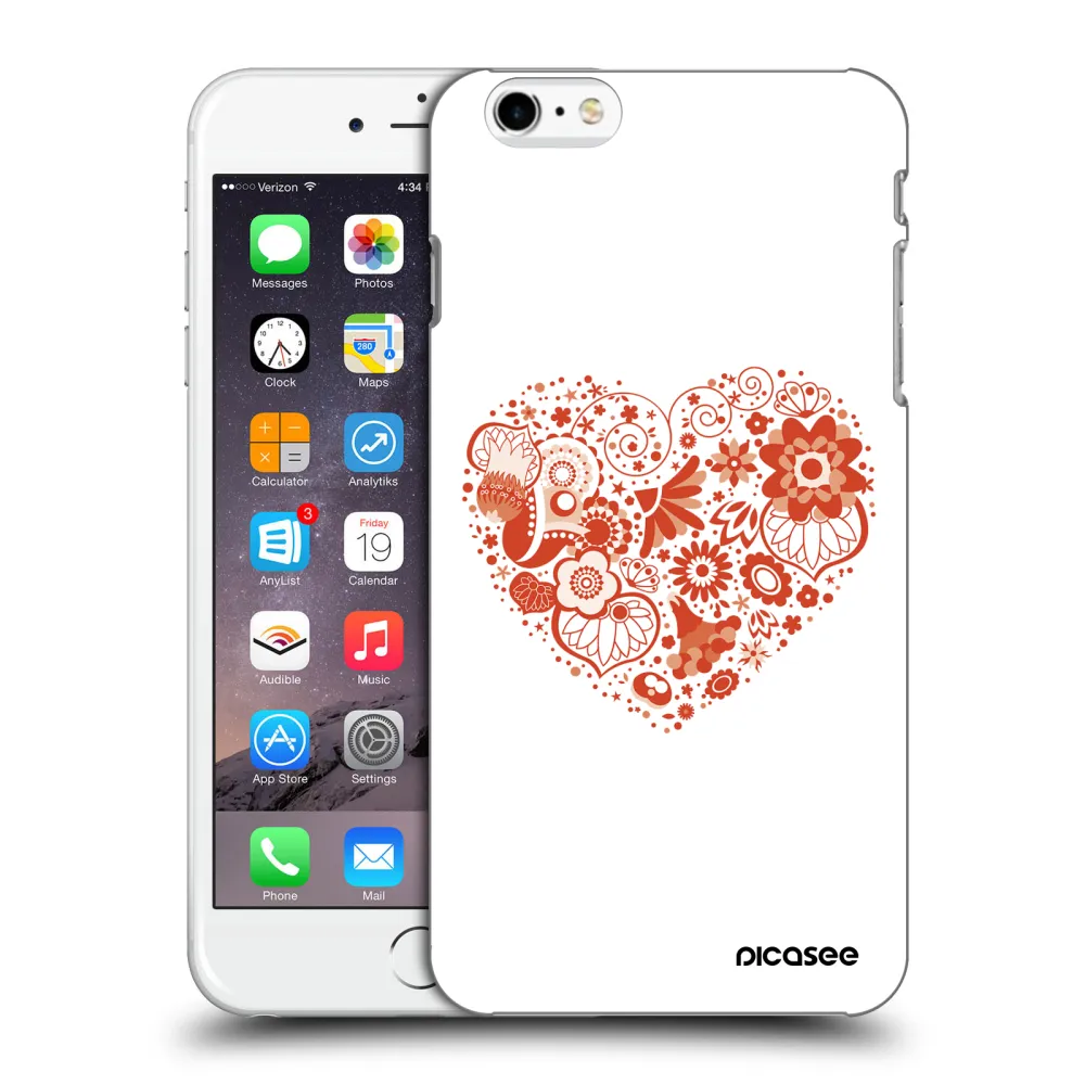 Picasee ULTIMATE CASE für Apple iPhone 6 Plus/6S Plus - Großes Herz