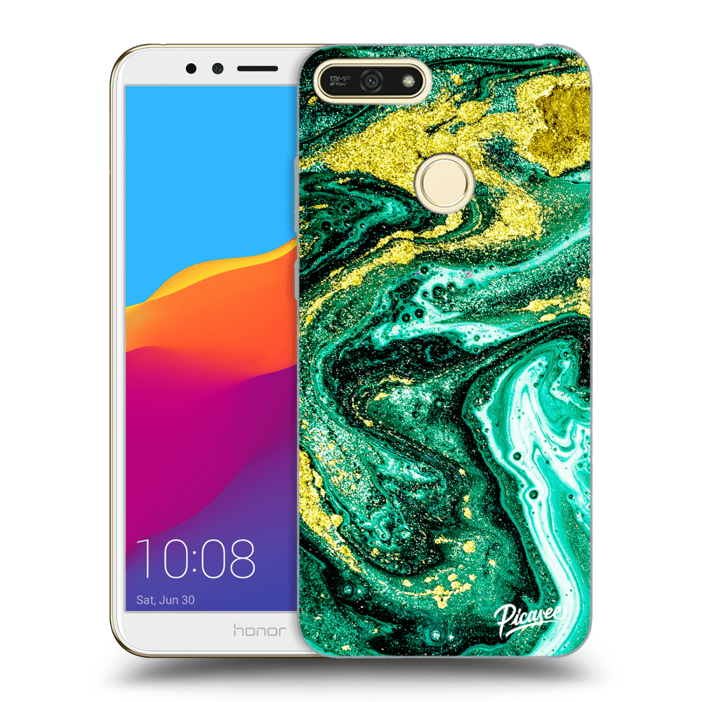 Picasee ULTIMATE CASE für Honor 7A - Green Gold