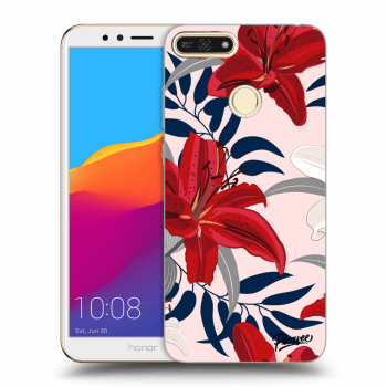 Hülle für Honor 7A - Red Lily