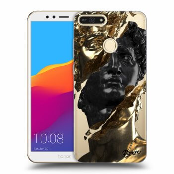 Hülle für Honor 7A - Gold - Black