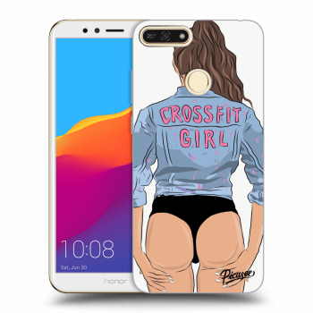 Picasee Honor 7A Hülle - Transparentes Silikon - Crossfit girl - nickynellow