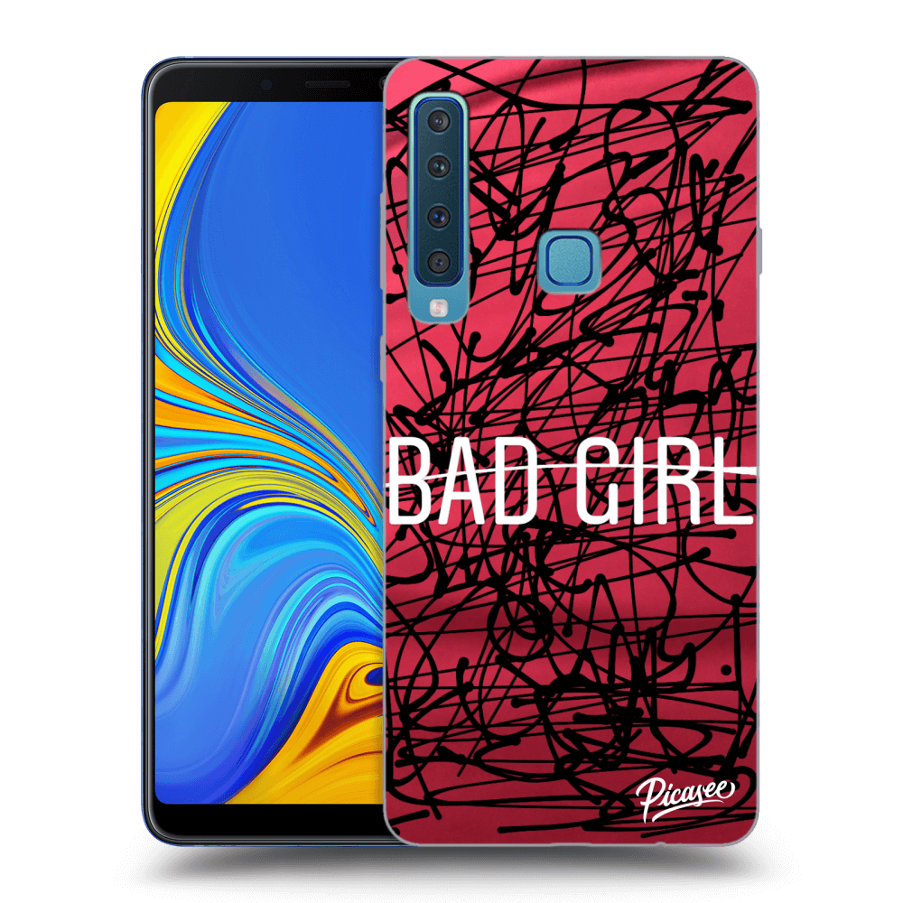 Picasee Samsung Galaxy A9 2018 A920F Hülle - Schwarzes Silikon - Bad girl