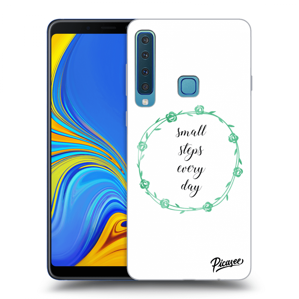 Picasee Samsung Galaxy A9 2018 A920F Hülle - Transparentes Silikon - Small steps every day