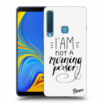 Picasee Samsung Galaxy A9 2018 A920F Hülle - Transparentes Silikon - I am not a morning person