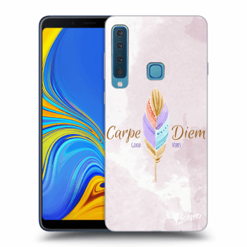 Picasee Samsung Galaxy A9 2018 A920F Hülle - Schwarzes Silikon - Carpe Diem