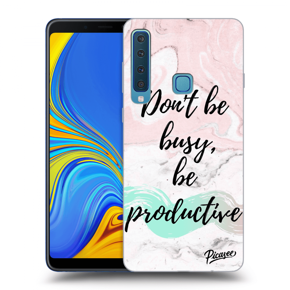 Picasee Samsung Galaxy A9 2018 A920F Hülle - Transparentes Silikon - Don't be busy, be productive