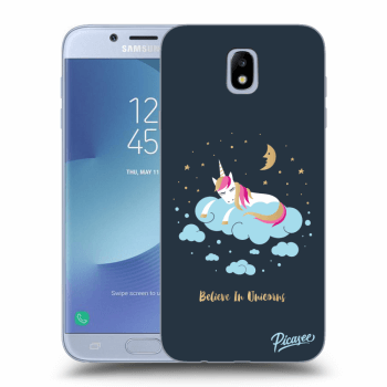 Picasee Samsung Galaxy J7 2017 J730F Hülle - Transparentes Silikon - Believe In Unicorns