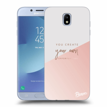 Picasee Samsung Galaxy J7 2017 J730F Hülle - Transparentes Silikon - You create your own opportunities