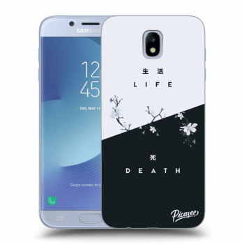 Picasee Samsung Galaxy J7 2017 J730F Hülle - Transparentes Silikon - Life - Death