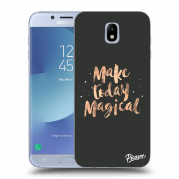 Picasee Samsung Galaxy J7 2017 J730F Hülle - Transparentes Silikon - Make today Magical