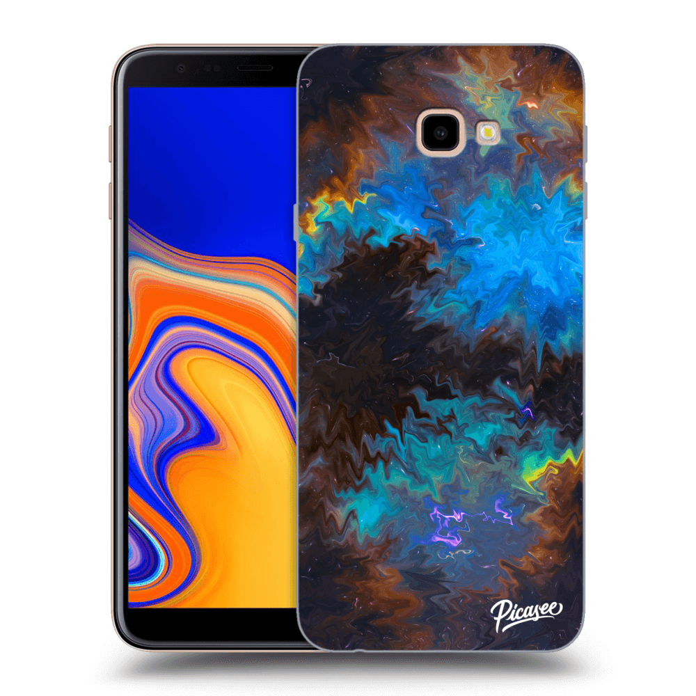 Picasee Samsung Galaxy J4+ J415F Hülle - Transparentes Silikon - Space