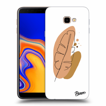 Picasee Samsung Galaxy J4+ J415F Hülle - Transparentes Silikon - Feather brown