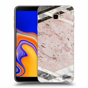 Hülle für Samsung Galaxy J4+ J415F - Pink geometry